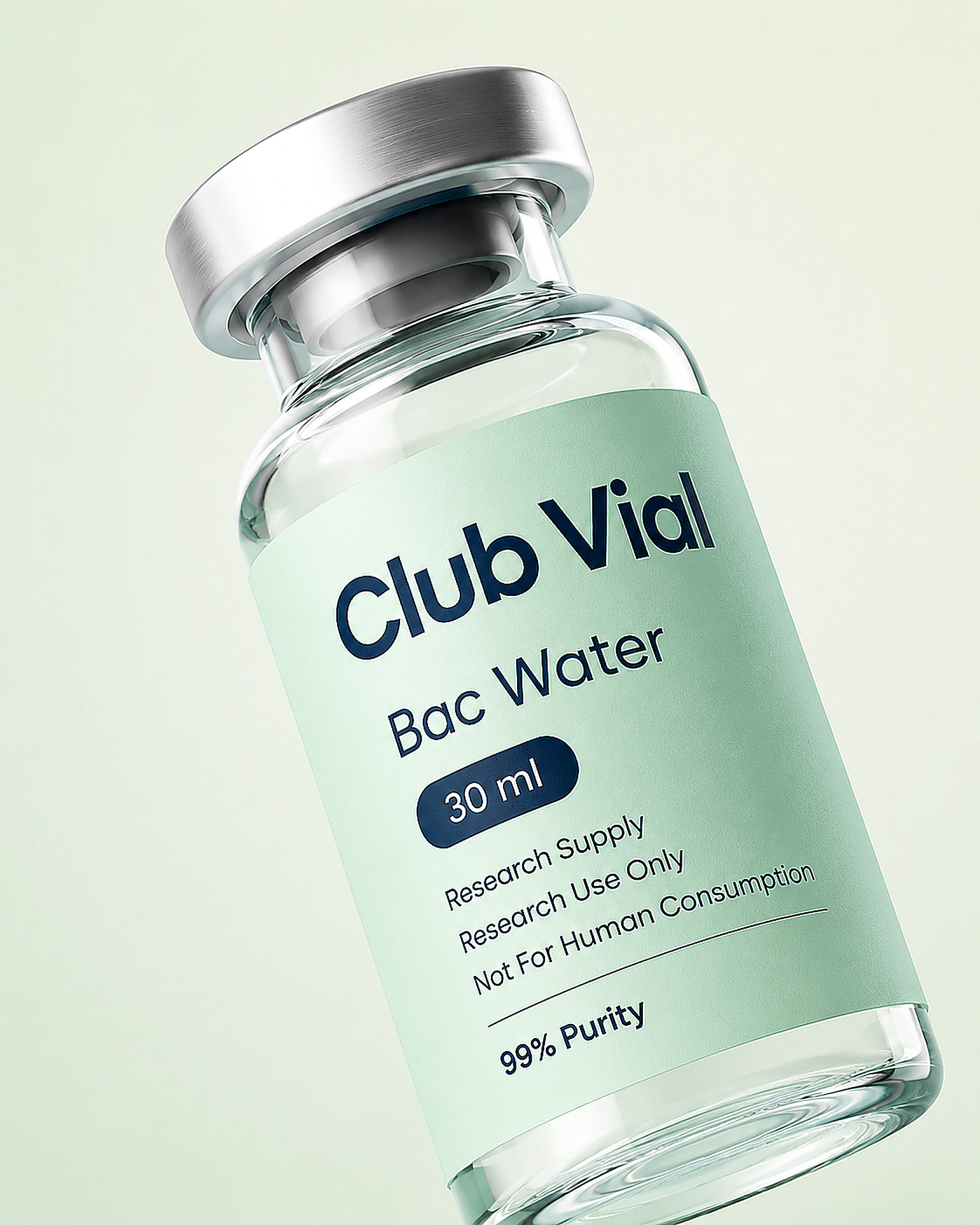 Club Vial Bac Water 30 mg vial